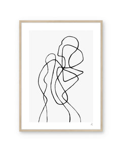 Art Poster Figuratone by Peytil with black frame
