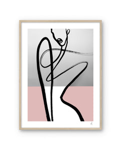Art Poster Player by Peytil with black frame