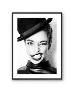 Art poster La Joker by Oscar Munar with black frame