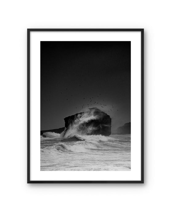 Art Poster Biarritz by Felix Misslin with black frame