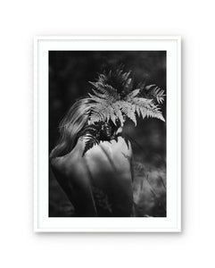 Art Poster Fern by Olivier Yoan with black frame