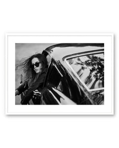 Art poster Joy Ride 2 by Olivier Yoan with black frame