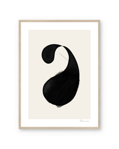 Art Poster Life Collection No.4 by Carl Thompson with black frame
