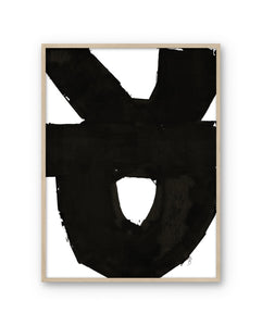 Art poster I'm Dear by Malene Birger with black frame