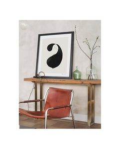 Art Poster Life Collection No.4 by Carl Thompson with black frame