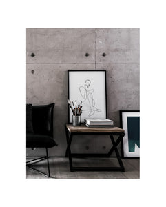 Interior Art Poster Harmony by Peytil with black frame